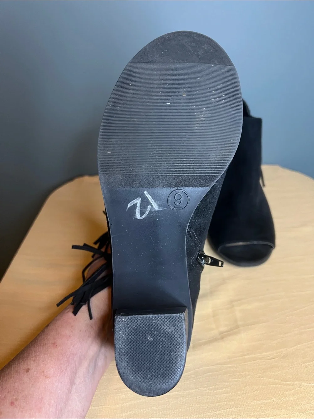 new directions black suede